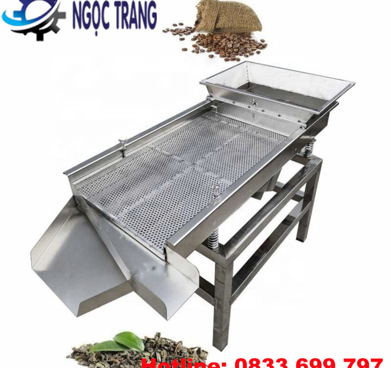 Máy sàng rung hình chữ nhật - Máy sàng rung bột hiệu quả