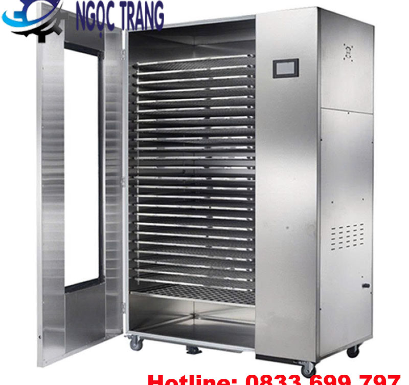 Máy sấy trái cây công nghiệp - Máy sấy nóng củ quả, thực phẩm