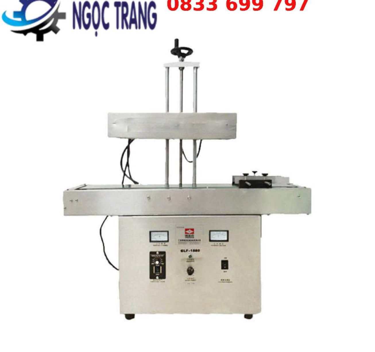 Máy dán màng seal nhôm - Máy seal màng nhôm chai lọ nhựa
