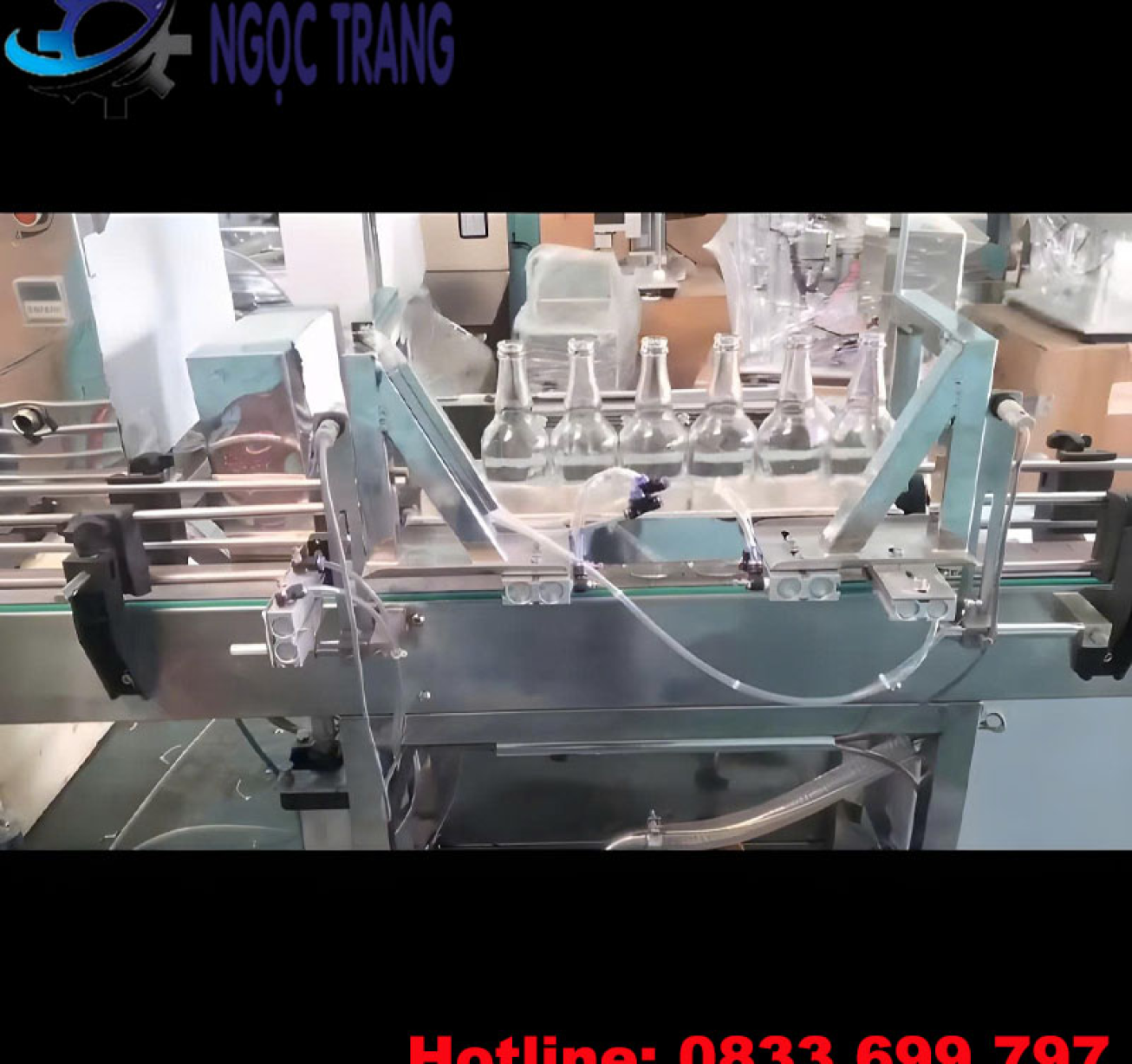 Máy súc rửa chai bán tự động - Máy rửa chai lọ nhựa, thủy tinh