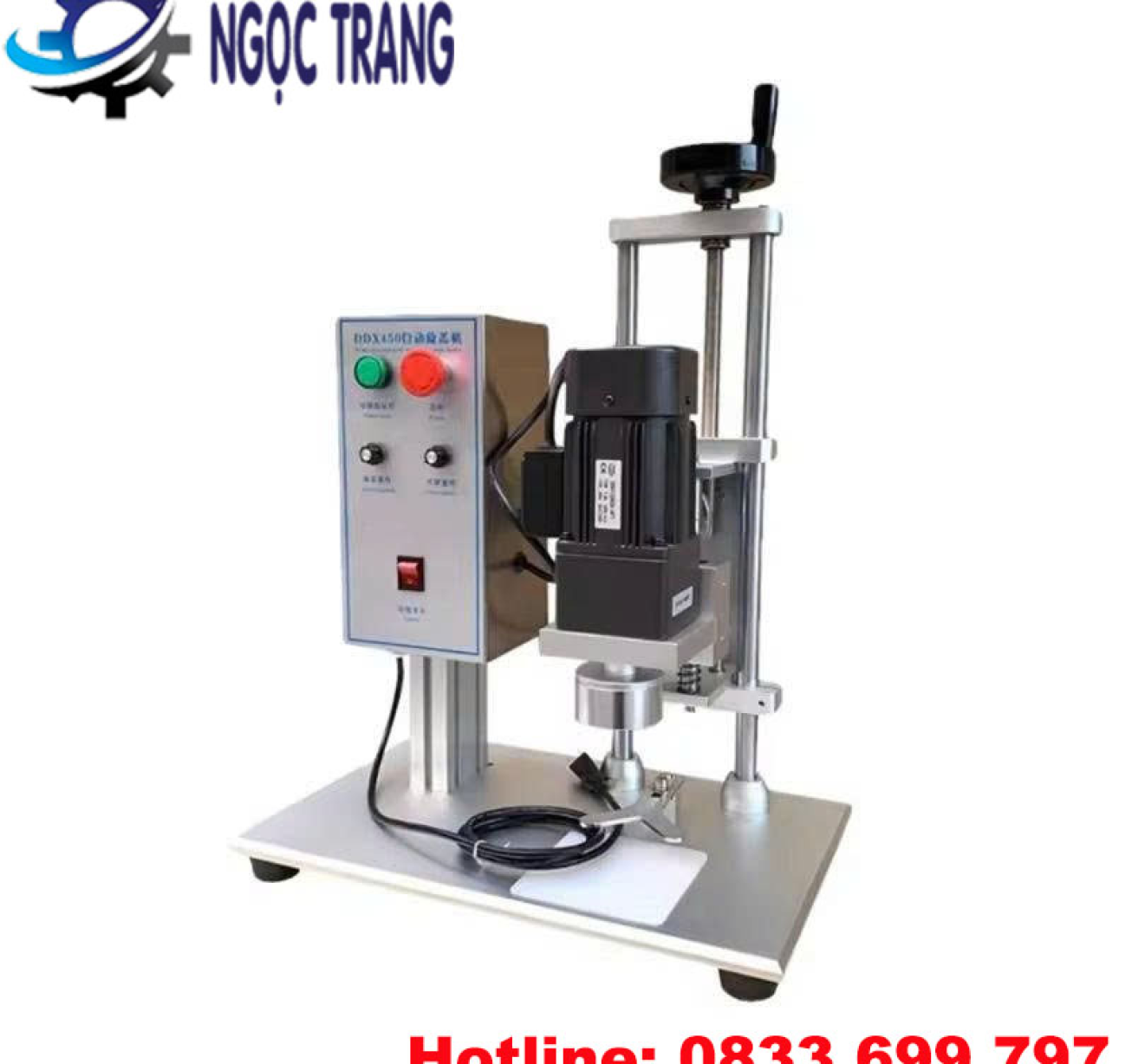 Máy đóng nắp chai 1 motor - Máy vặn nắp chai bán tự động