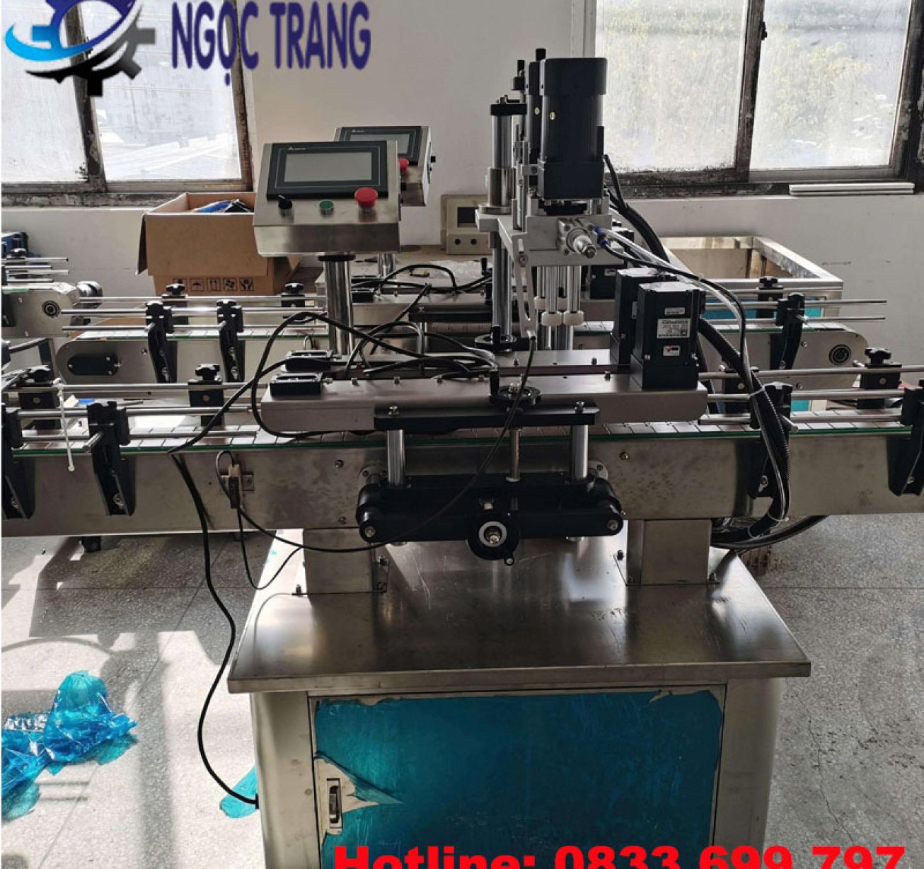 Máy đóng nắp chai tự động - Máy siết, vặn nắp chai tốc độ cao