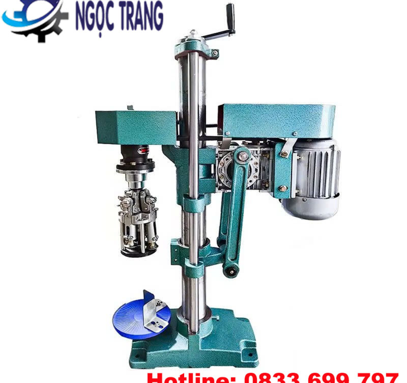 Máy đóng nắp chai rượu - Máy xoắn nắp chai thủy tinh tạo ren