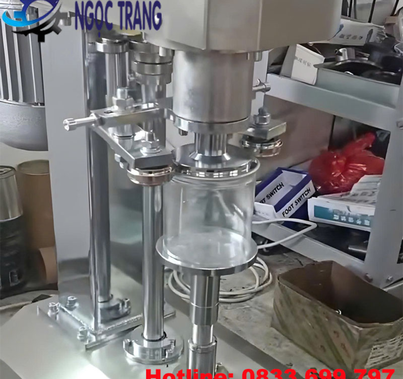 Máy viền mí lon - Máy viền mí nắp nhôm lon sữa, nước ngọt