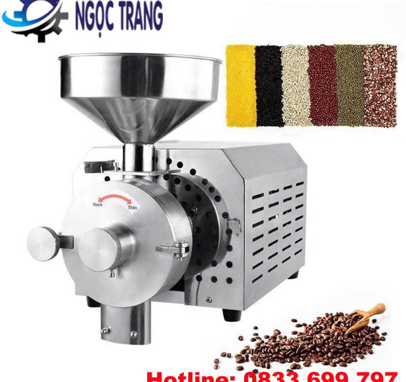 Máy nghiền bột mini - Máy nghiền bột hộ kinh doanh gia đình