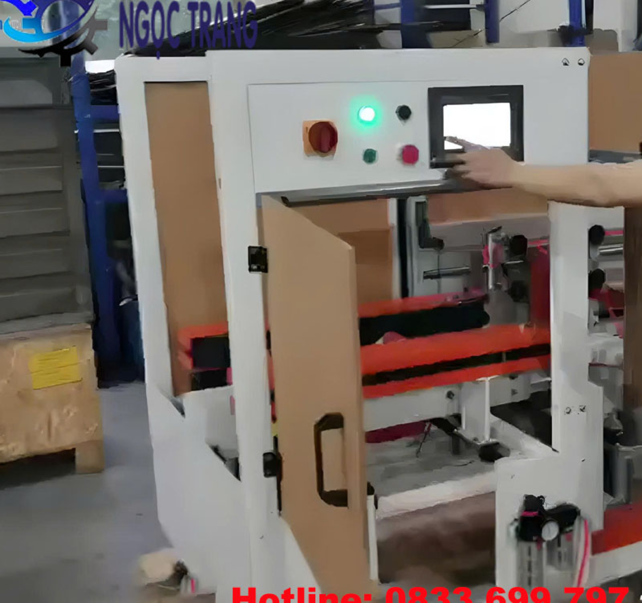 Máy gấp thùng carton tự động - Máy gấp xếp thùng carton tiện lợi