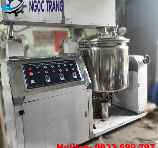 Máy khuấy trộn nhũ hóa - Bồn khuấy nhũ hóa mỹ phẩm, dược phẩm