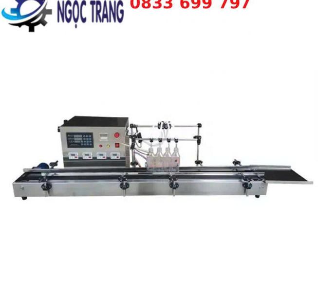 Máy chiết rót 4 vòi bán tự động - Máy chiết rót dung tích nhỏ