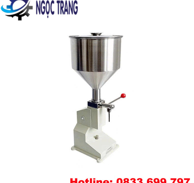 Máy chiết rót A03 gạt tay - Máy chiết rót mini dung tích nhỏ