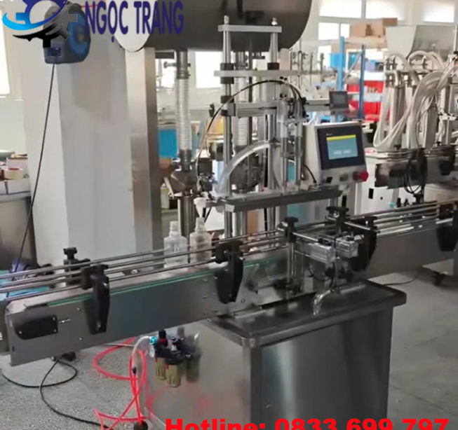 Máy chiết rót mỹ phẩm 2 vòi - Máy chiết rót có bồn khuấy