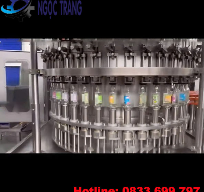 Máy chiết rót tự động 3 trong 1 - Máy chiết rót nước đóng chai