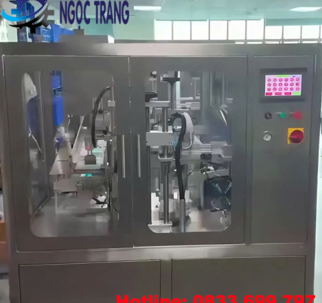Máy chiết rót hàn tuýp - Máy chiết rót tuýp kem, keo, dầu nhớt