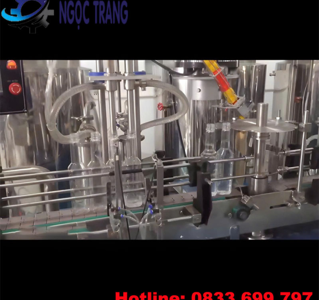 Máy chiết rót nước mắm 2 vòi - Máy chiết rót tự động tốc độ cao