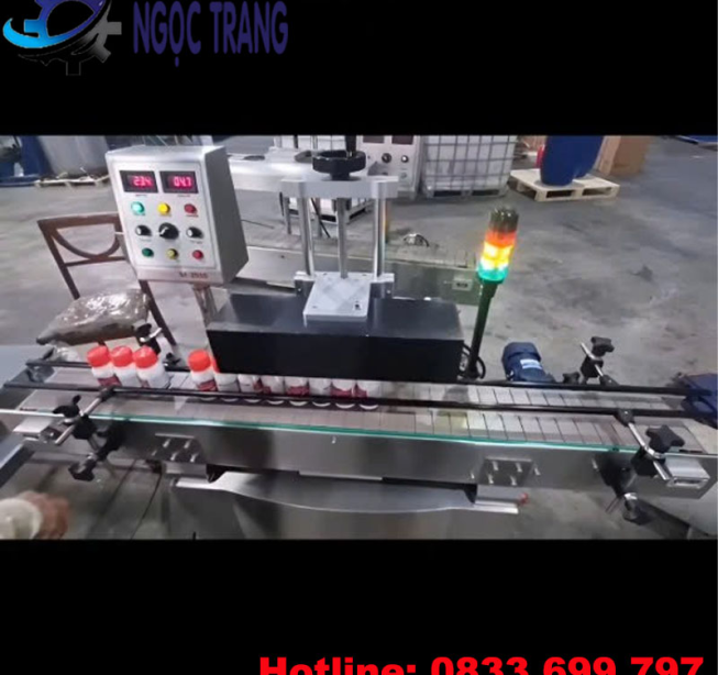 Máy seal màng nhôm - Máy ép màng seal nhôm chai lọ nhựa