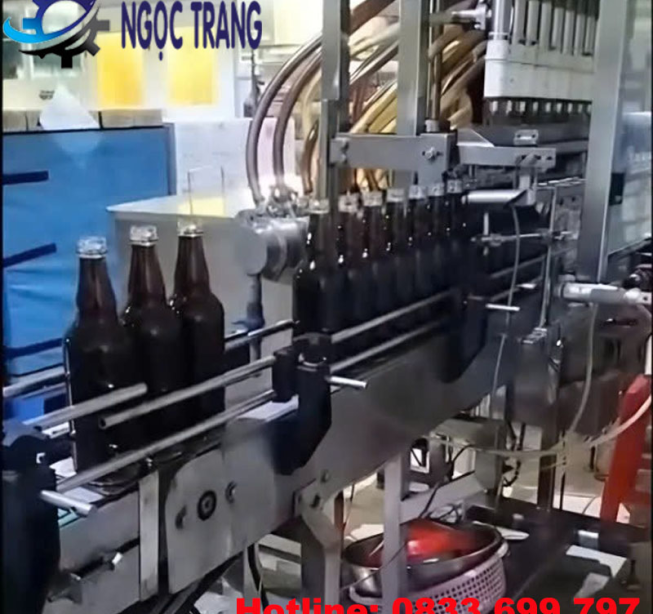Máy siết nắp chai tự động - Máy đóng nắp, vặn nắp chặt và nhanh