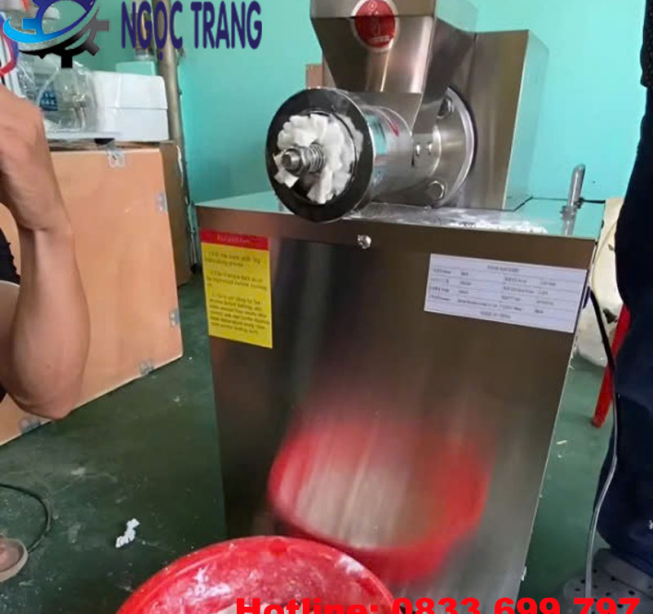 Máy làm nui xoắn - Máy đùn nui, máy làm mì sợi chuẩn GMP