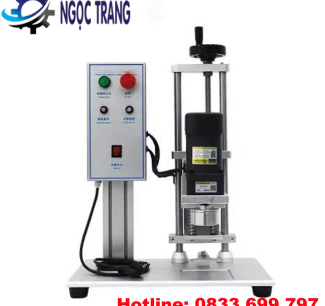 Máy đóng nắp chai 1 motor - Máy đóng nắp bán tự động