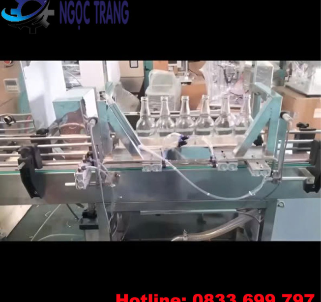 Máy rửa chai lọ tự động - Máy súc rửa chai lọ năng suất tốt